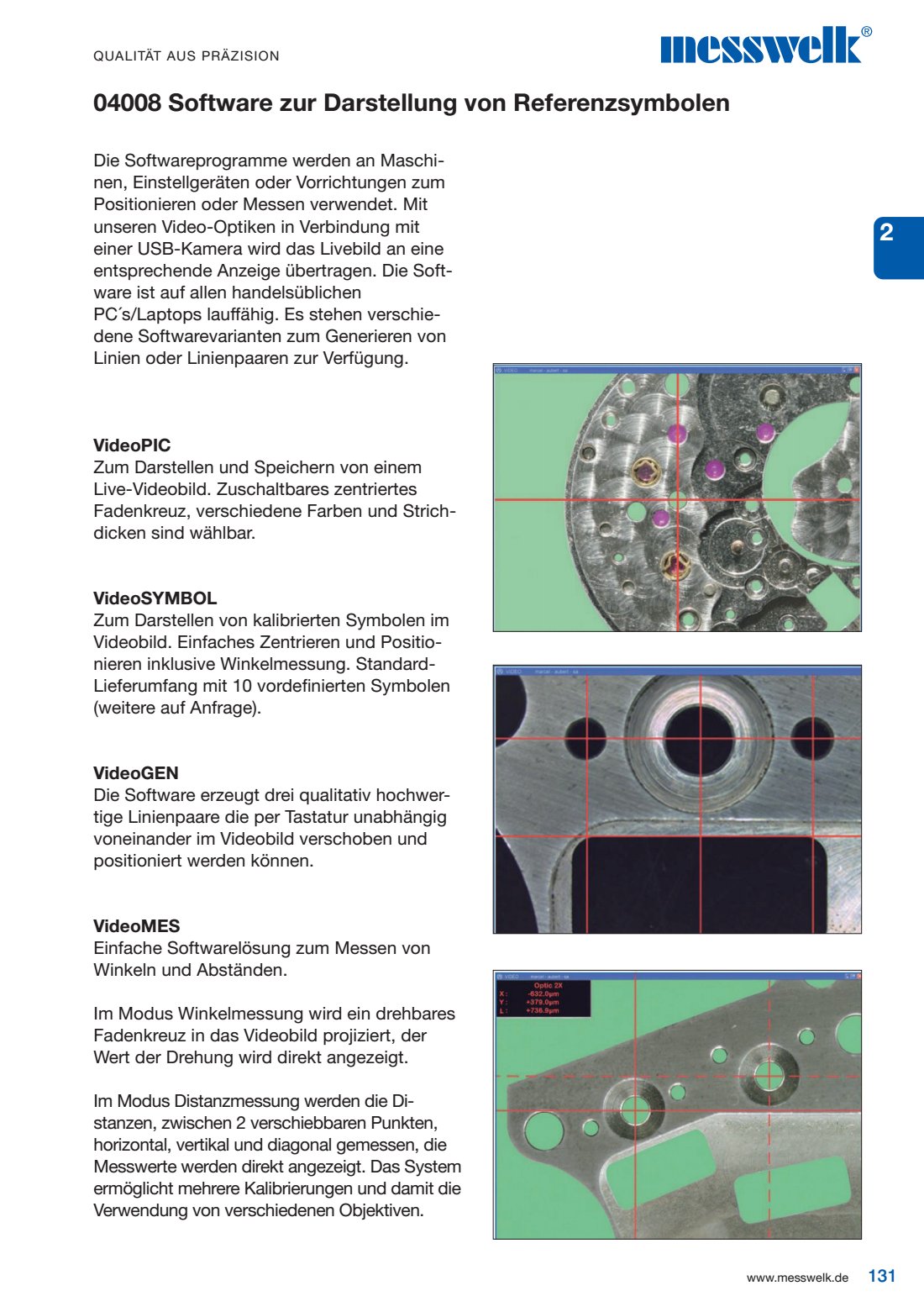Software Darstellung Referenzsymbolen