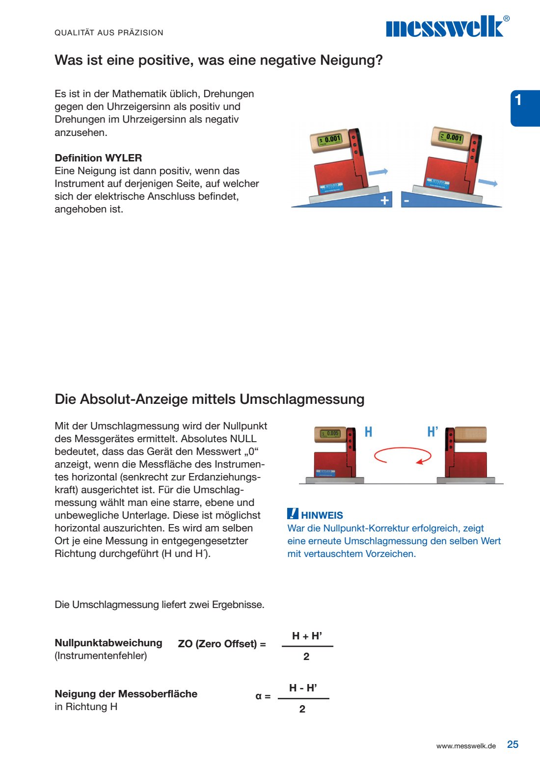 eine positive negative