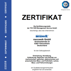 Zertifikat