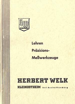 Erster messwelk Katalog 1950